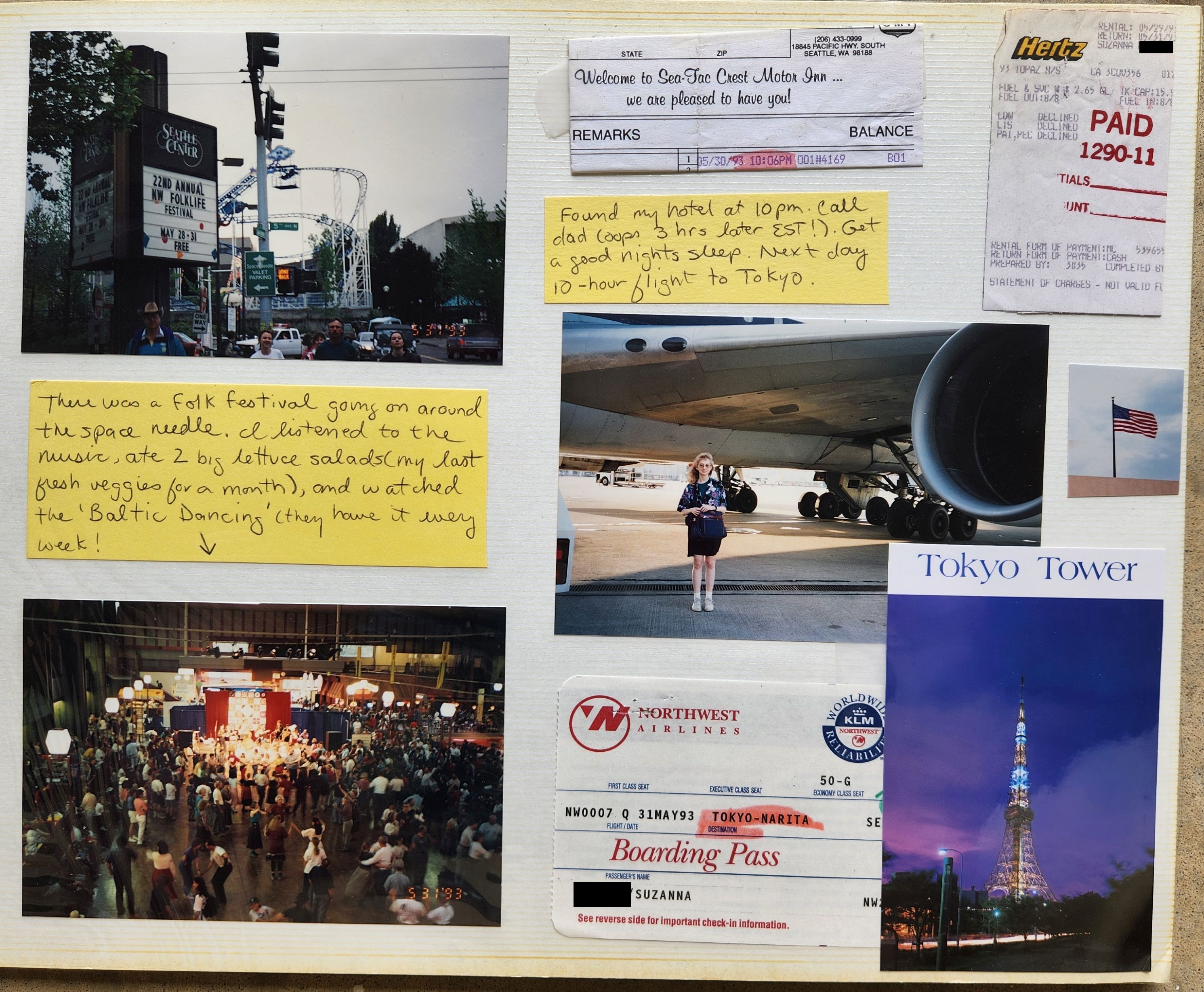 1993 Suzanna Travels to Asia