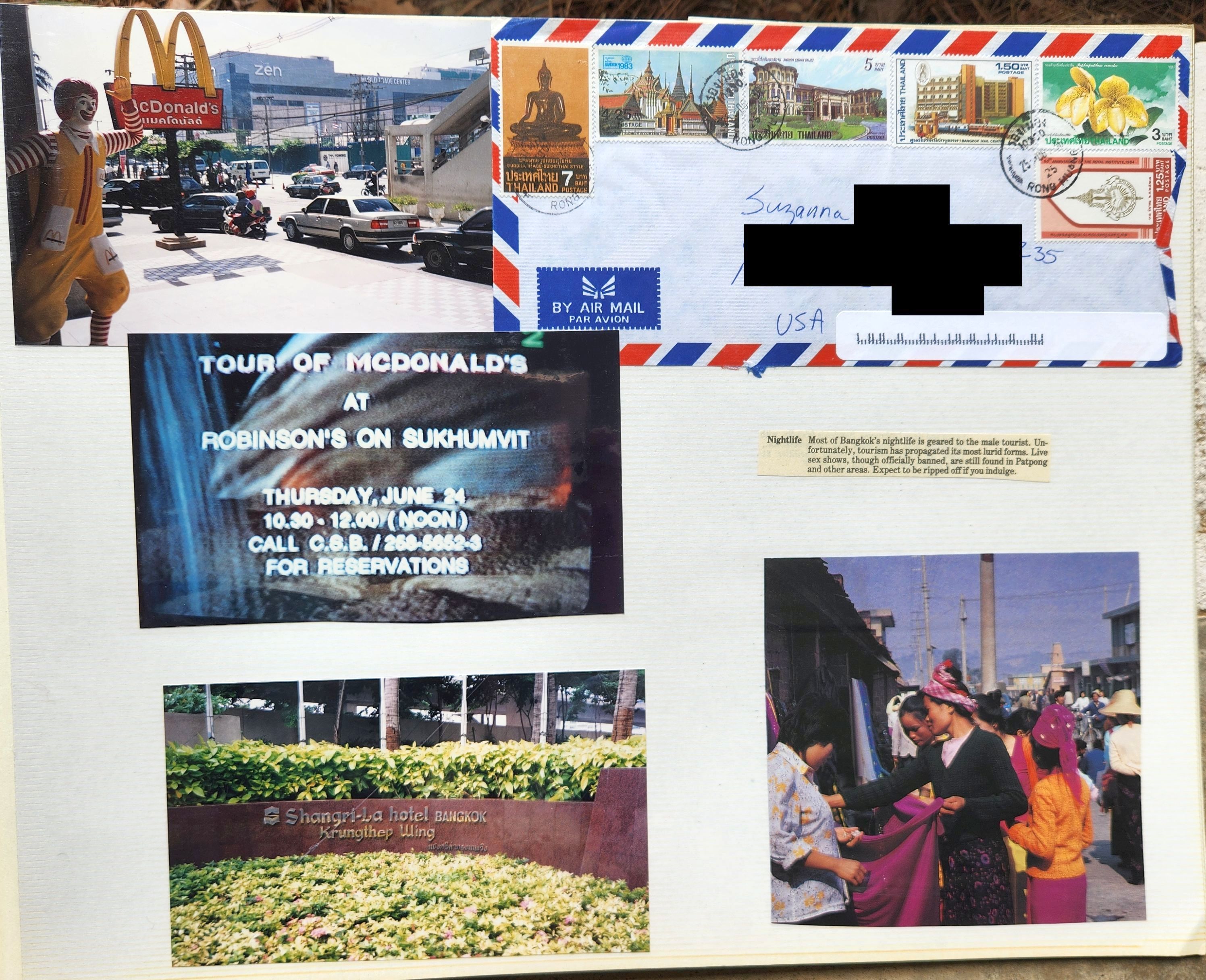 1993 Suzanna Travels to Asia