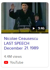 Ceausescu Last Speech