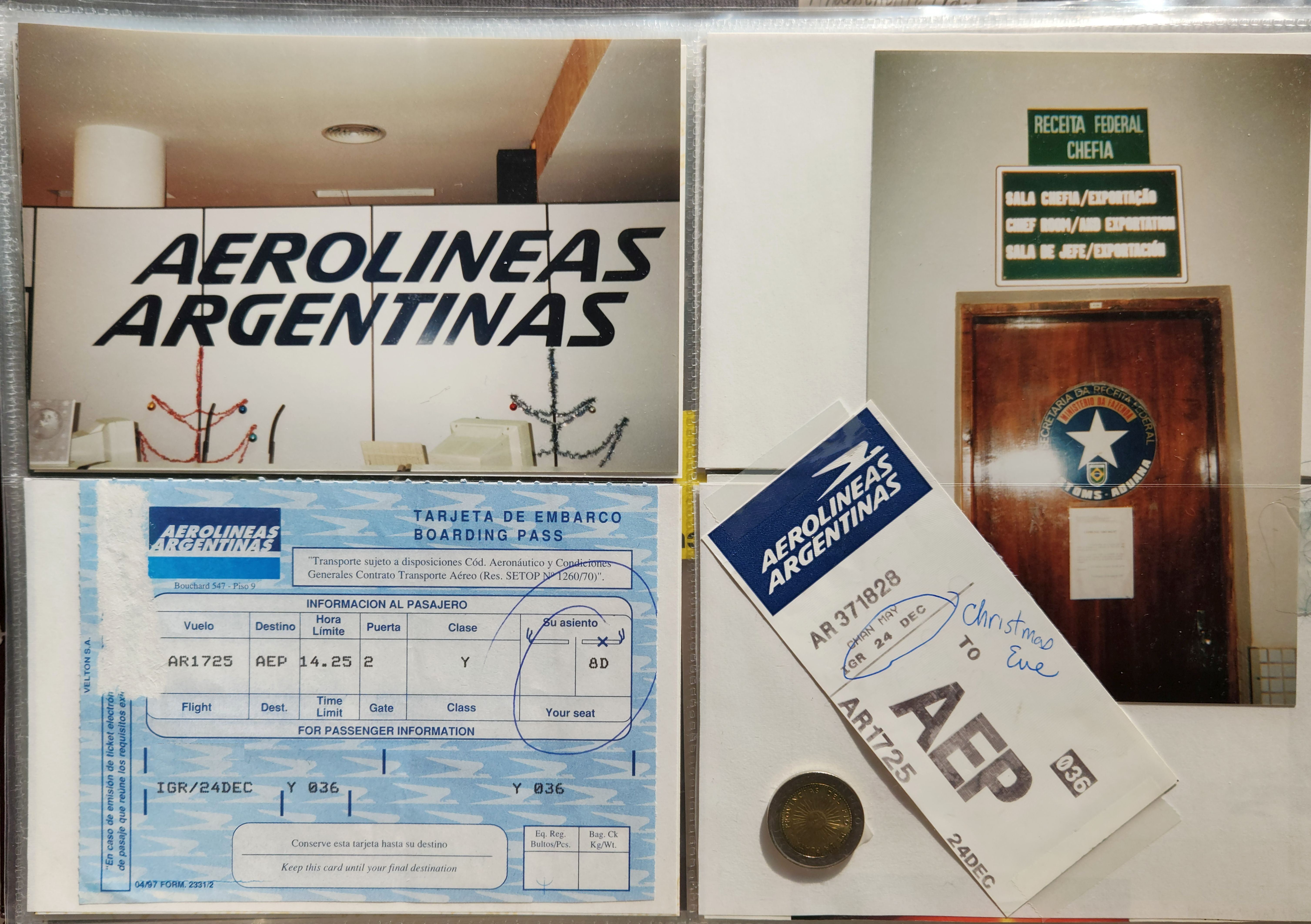 1997/1998 Suzanna Travels to South America