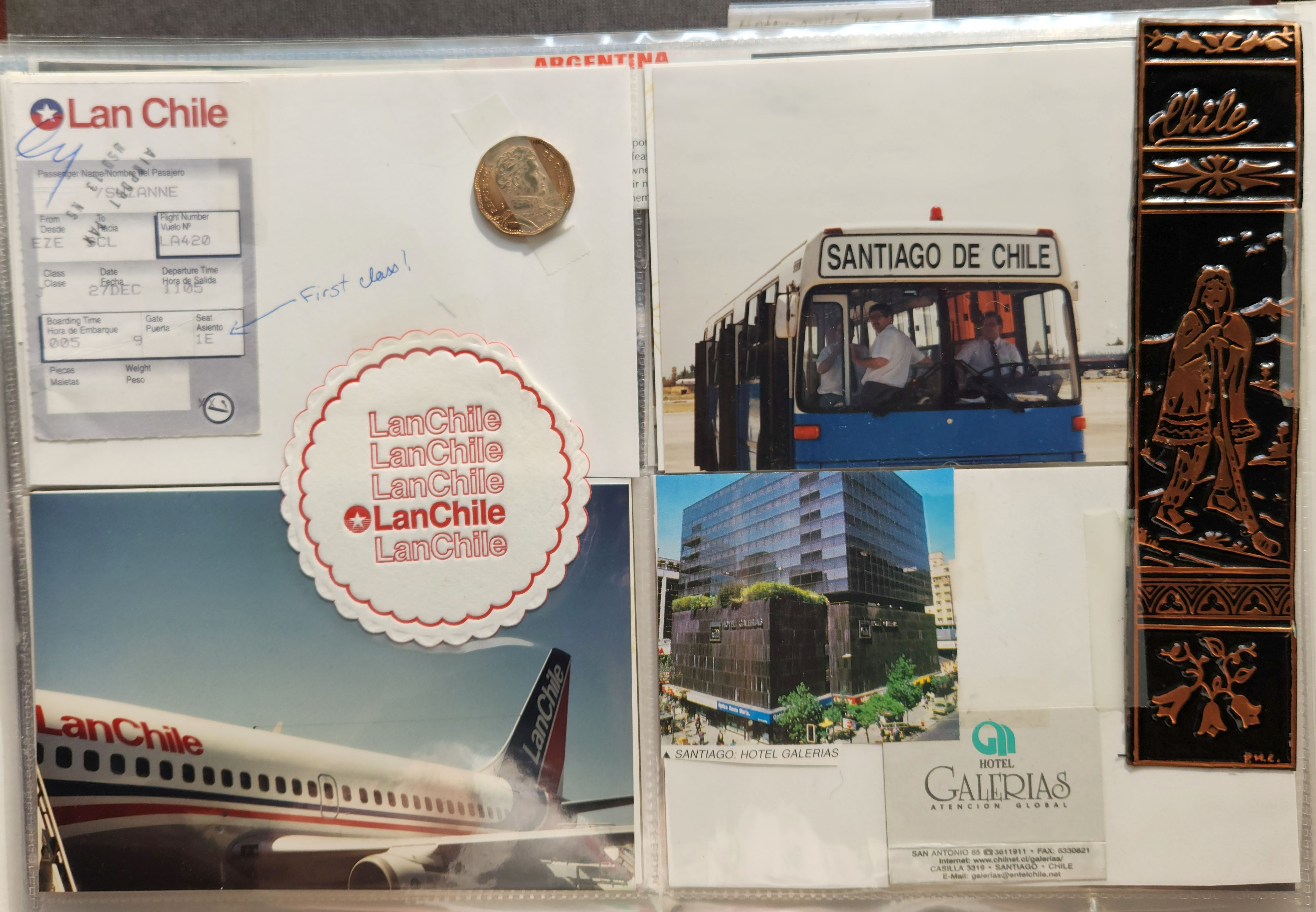 1997/1998 Suzanna Travels to South America