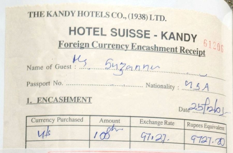 Suzanna Travels to Sri Lanka