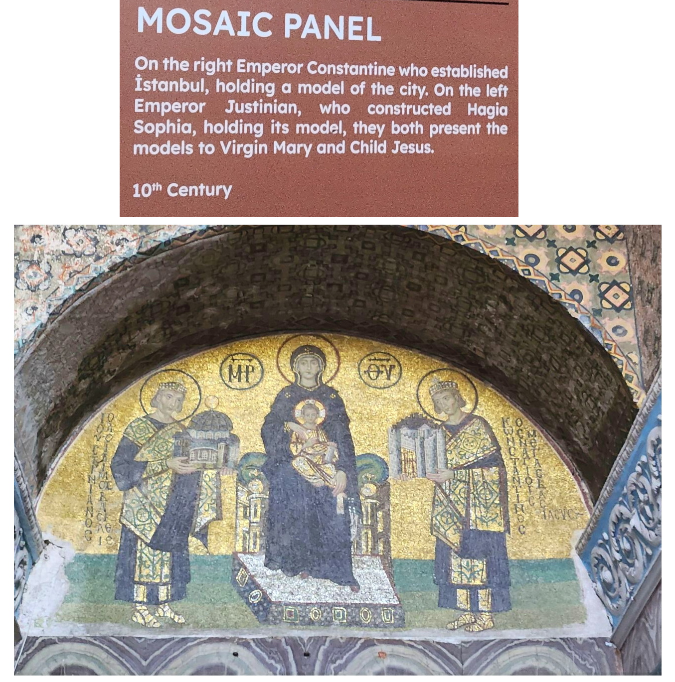 Istanbul Hagia Sophia Mosaic