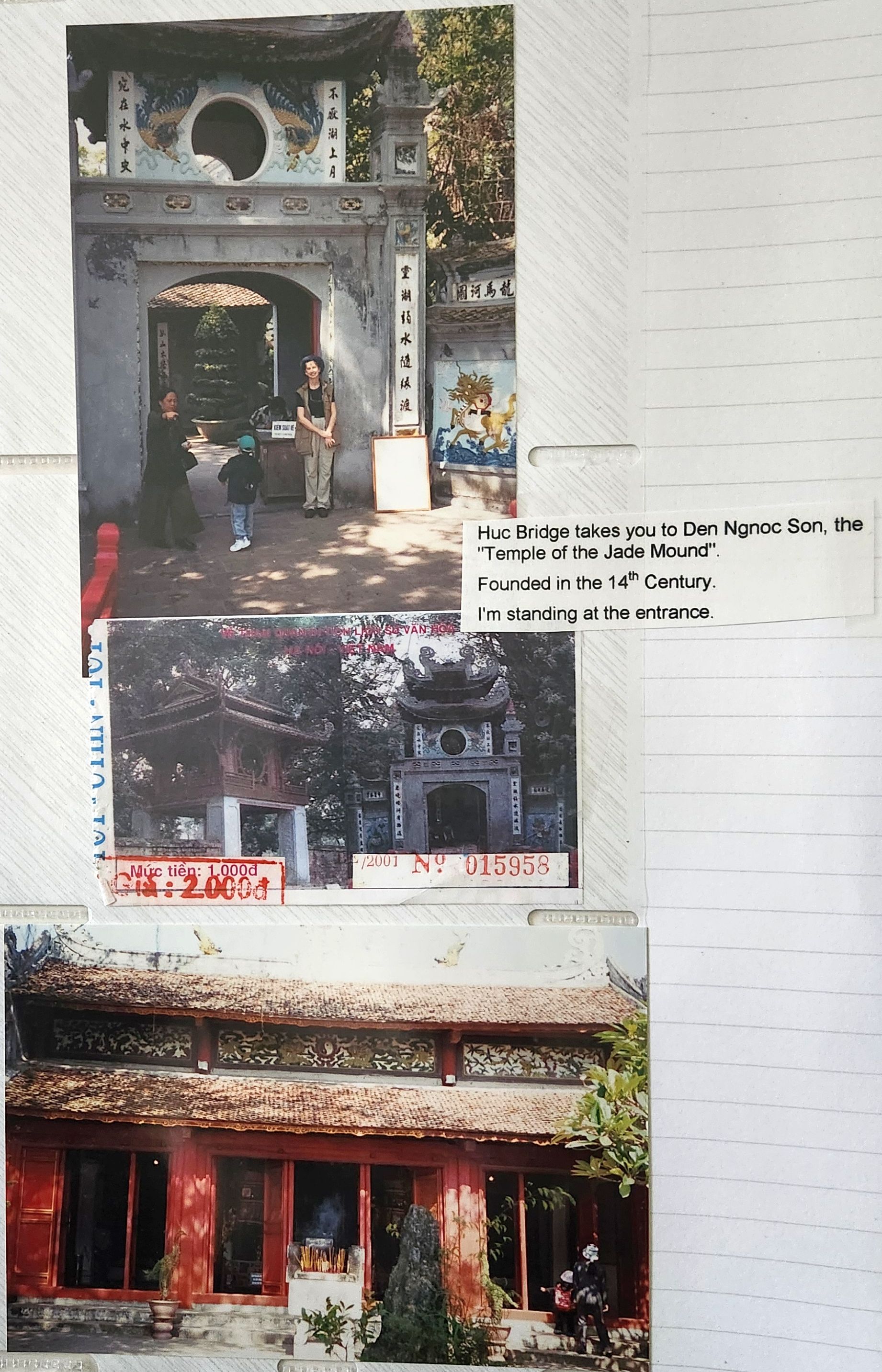 2001 Suzanna Travels to Vietnam and Cambodia