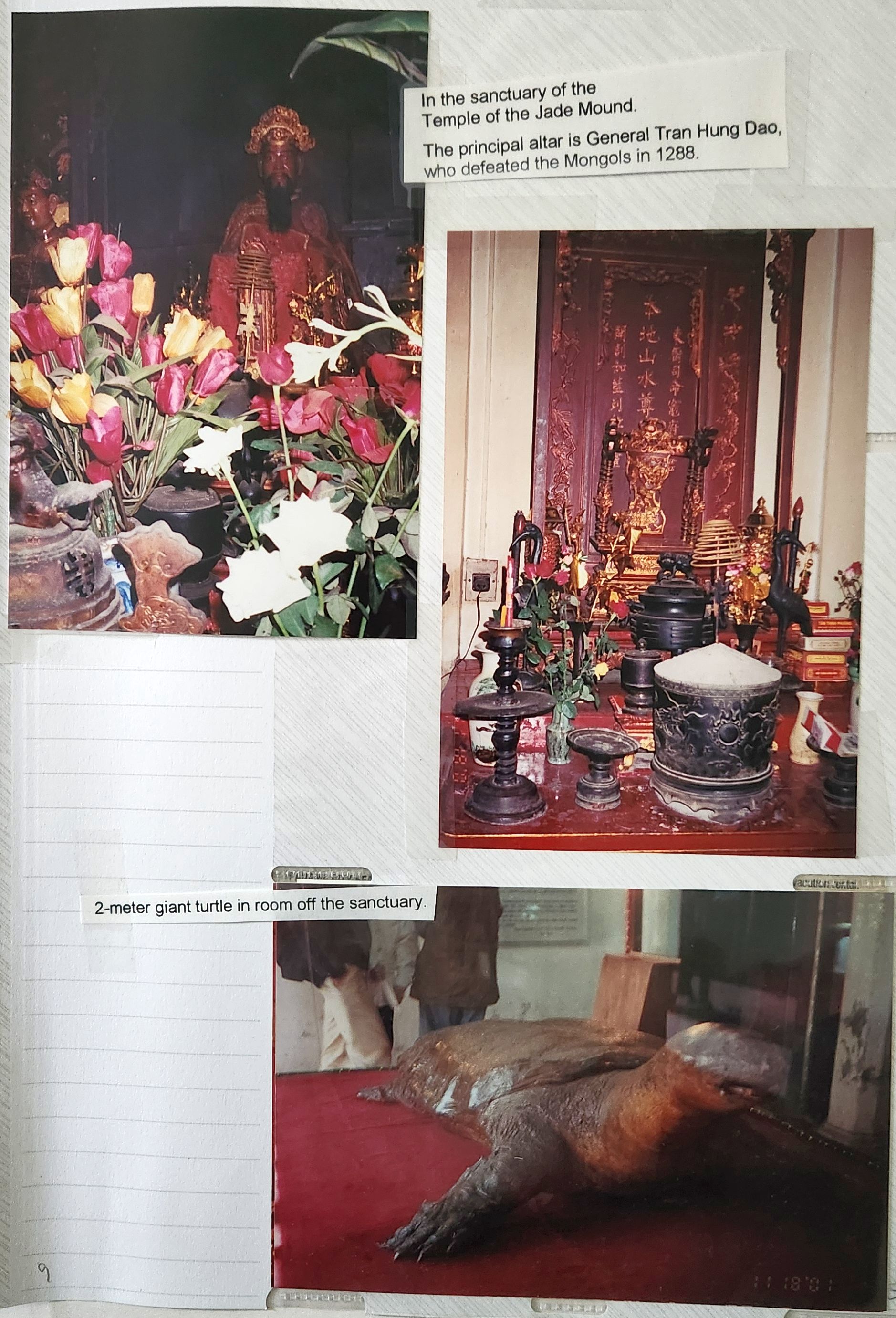 2001 Suzanna Travels to Vietnam and Cambodia