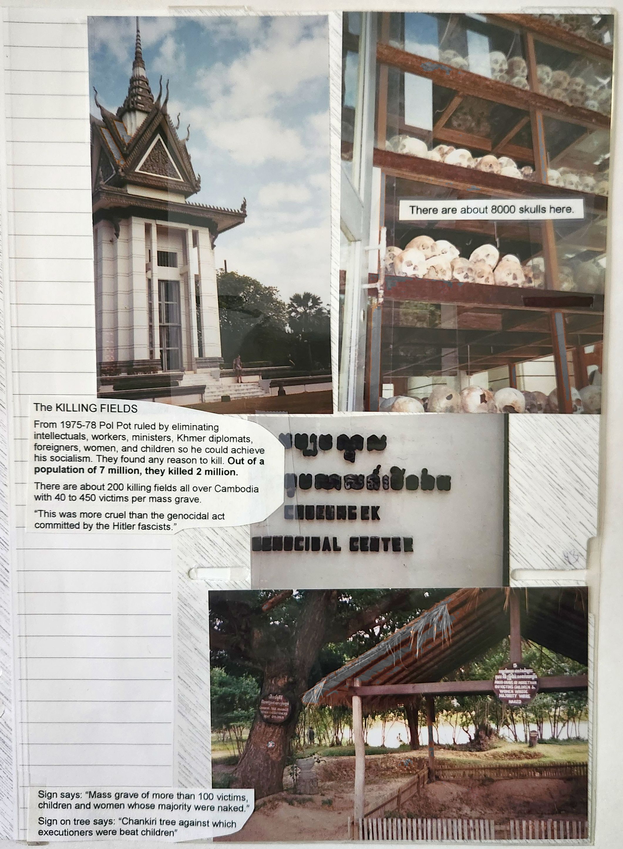 2001 Suzanna Travels to Vietnam and Cambodia