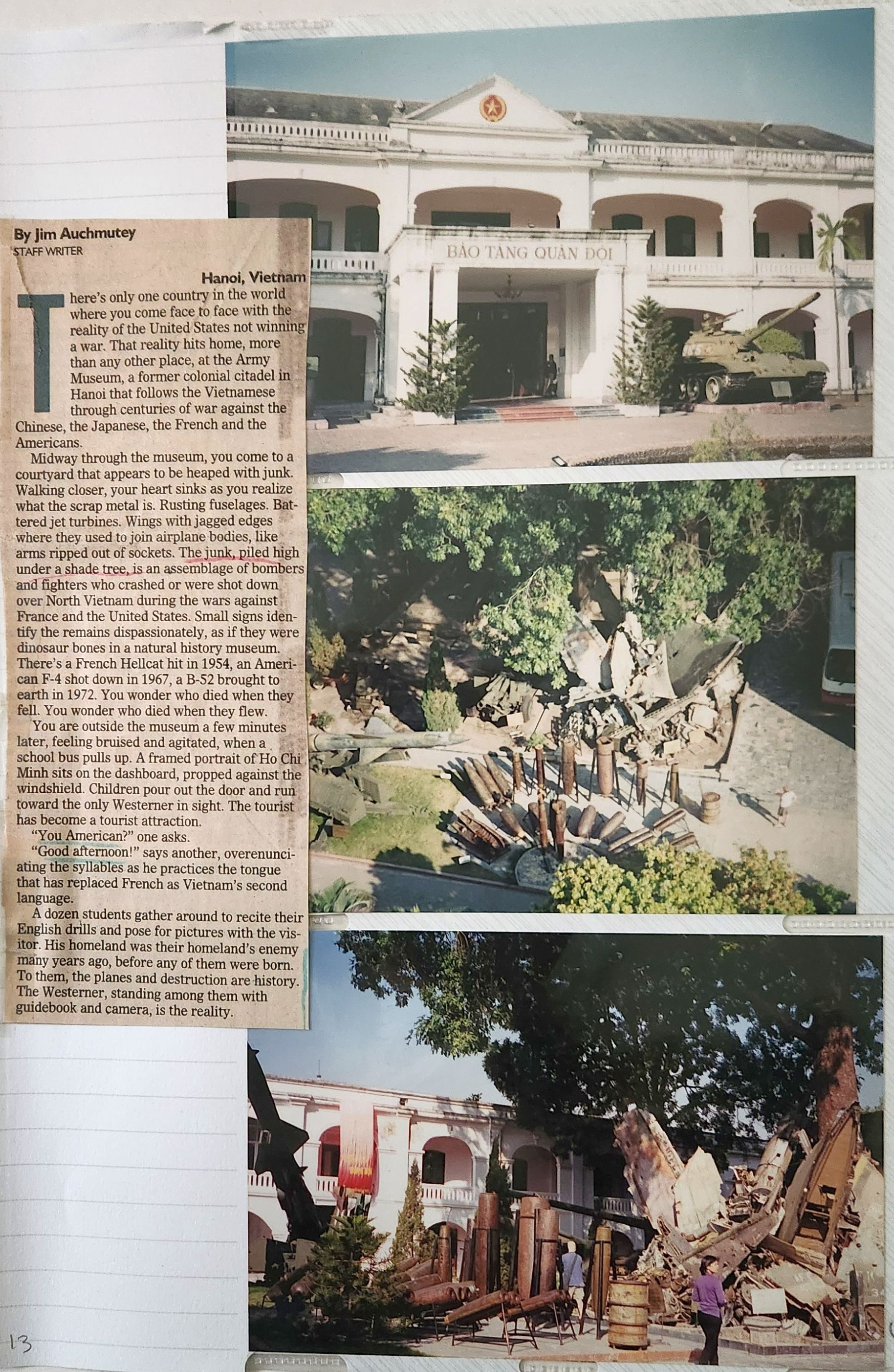 2001 Suzanna Travels to Vietnam and Cambodia