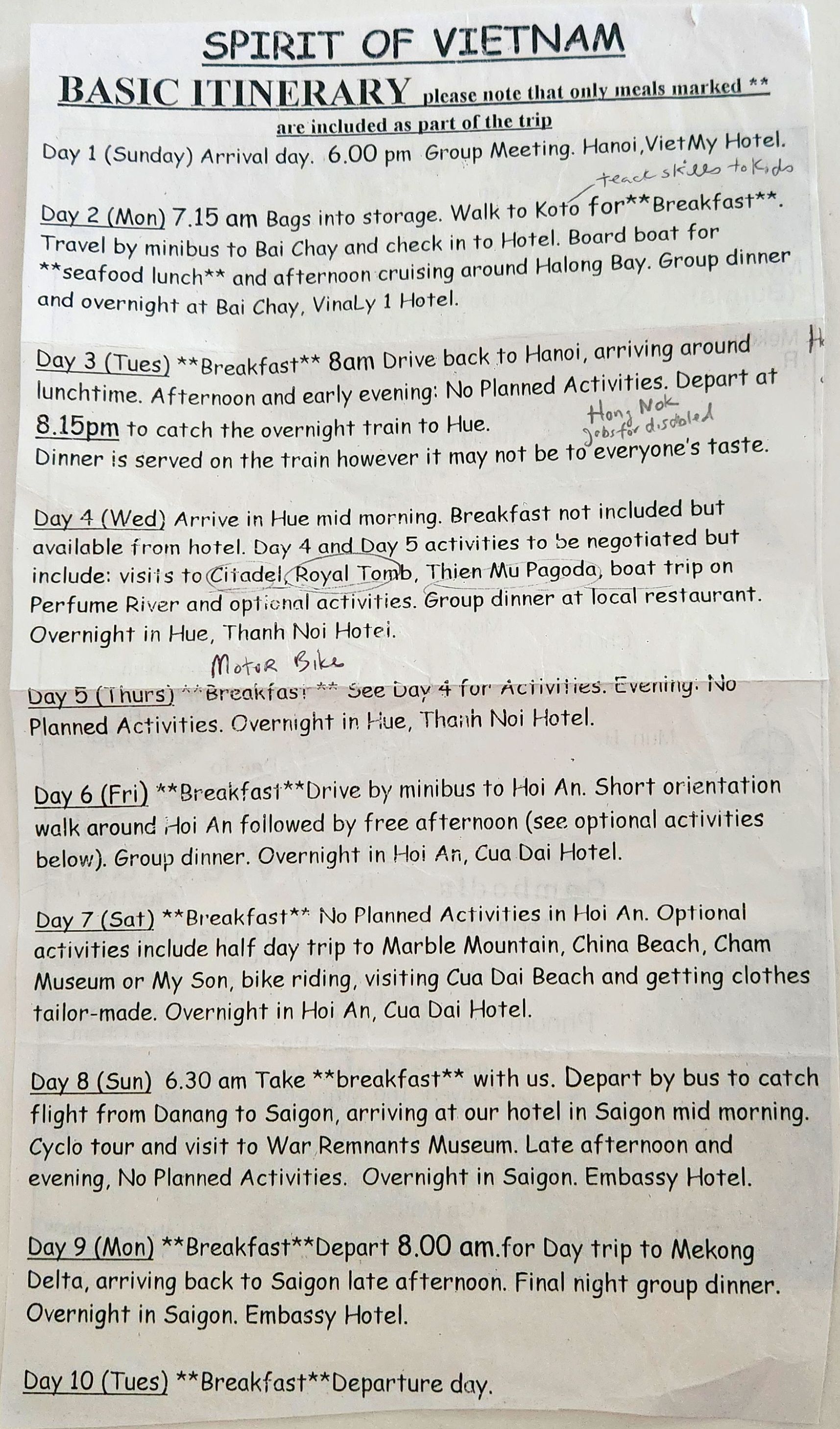 2001 Suzanna Travels to Vietnam and Cambodia